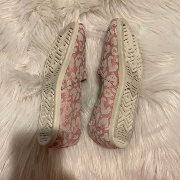 TOMS Coral almond flocked glitter cheetah Shoes Limited Edition - Picture 7 of 7